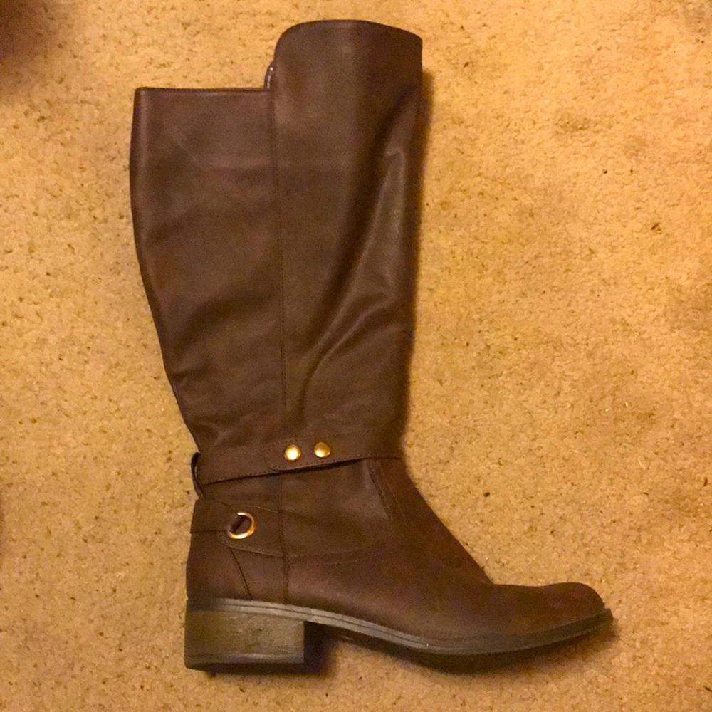 Brown Mid Calf Boots